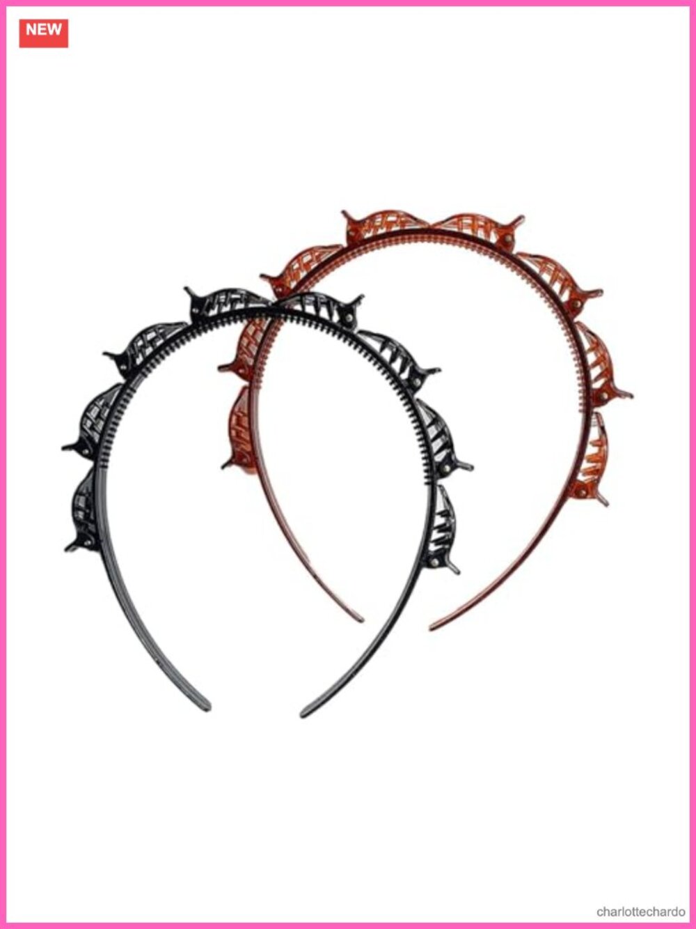 Double Bangs Hairstyle Hairpin Headband Set with Clips Hair Tool